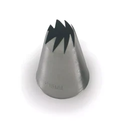 BA413 - BOCCHETTA IN ACCIAIO INOX PER SAC À POCHE FORO A FIORE APERTO MEDIUM