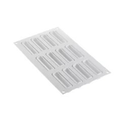 CYLINDRE 30 - STAMPO IN SILICONE 78X21 H 21 MM + CUTTER + 12 VASSOI