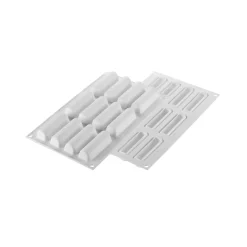 CYLINDRE 30 - STAMPO IN SILICONE 78X21 H 21 MM + CUTTER + 12 VASSOI