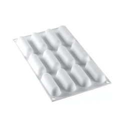FINGERS 30 - STAMPO IN SILICONE 80X22 H 22 MM + CUTTER + 12 VASSOI