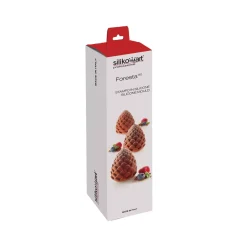 FORESTA & ANANAS 110 - STAMPO IN SILICONE ø60 H 73 MM + SUPPORTO IN PLASTICA