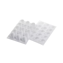 FRAGOLA 30 - STAMPO IN SILICONE N.15 FRAGOLA 48X37 H 33 MM + CUTTER
