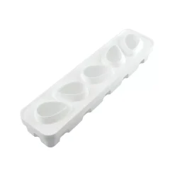 FRAGOLA120 - STAMPO IN SILICONE 60X77 H54 MM + SUPPORTO IN PLASTICA