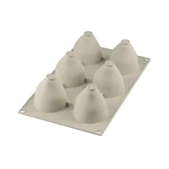 FRAGOLE E PANNA - STAMPO IN SILICONE N.6 FRAGOLE 3D ø59 H 61 MM