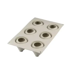 FRAGOLE E PANNA - STAMPO IN SILICONE N.6 FRAGOLE 3D ø59 H 61 MM