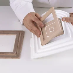 INSERT DECOR SQUARE - STAMPO IN SILICONE DA 40X40 A 260X260 MM