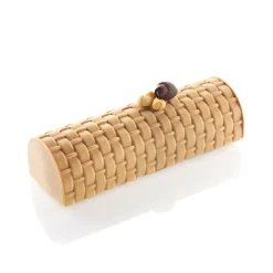 KIT BÛCHE VIENNA02 - STAMPO IN SILICONE 250X90 H 70 MM