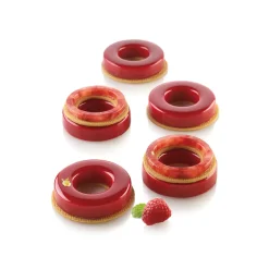 KIT LOOP 32 - SET 2 STAMPI IN SILICONE N.11 RING Ø 60/31 H 13 MM + CUTTER