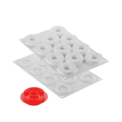 KIT LOOP 32 - SET 2 STAMPI IN SILICONE N.11 RING Ø 60/31 H 13 MM + CUTTER