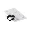 KIT MINI TARTE PETIT AMOUR- STAMPO IN SILICONE + 8 ANELLI CUORE