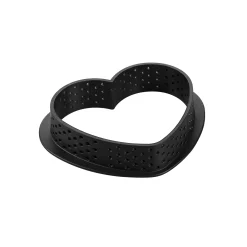 KIT MINI TARTE PETIT AMOUR- STAMPO IN SILICONE + 8 ANELLI CUORE