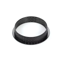 KIT TARTE RING FLEUR ø80 MM - SET STAMPO IN SILICONE + 6 ANELLI