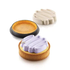 KIT TARTE RING HONORE ø80 MM - SET STAMPO IN SILICONE + 8 ANELLI