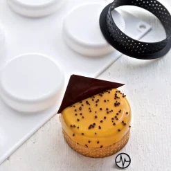 KIT TARTE RING KLASSIK ø70 MM - SET STAMPO IN SILICONE ø67 H 15 MM+ 6 ANELLI