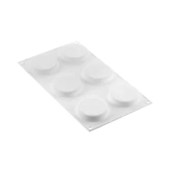 KIT TARTE RING KLASSIK ø70 MM - SET STAMPO IN SILICONE ø67 H 15 MM+ 6 ANELLI