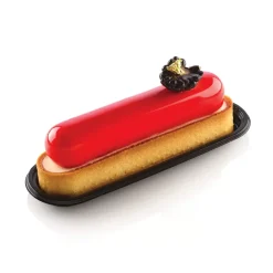 KIT TARTE RING OBLONG 146X34 MM - SET STAMPO IN SILICONE 133X21 + 6 ANELLI