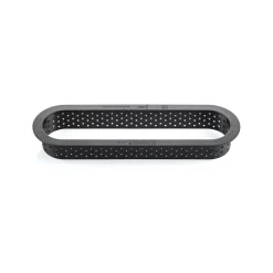 KIT TARTE RING OBLONG 146X34 MM - SET STAMPO IN SILICONE 133X21 + 6 ANELLI