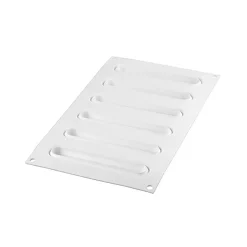 KIT TARTE RING OBLONG 146X34 MM - SET STAMPO IN SILICONE 133X21 + 6 ANELLI