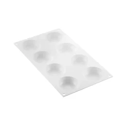 KIT TARTE RING PALET ø70 MM - SET STAMPO IN SILICONE ø64 H 18 MM + 8 ANELLI