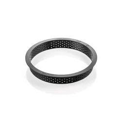 KIT TARTE RING ROUND ø120 MM - SET 2 STAMPI IN SILICONE ø105 MM + 4 ANELLI