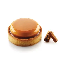 KIT TARTE RING ROUND ø80 MM - SET STAMPO IN SILICONE ø67 MM + 6 ANELLI