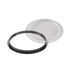 KIT TARTE RING ROUND ø250 MM - SET STAMPO IN SILICONE ø205 MM + ANELLO