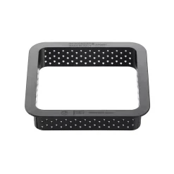 KIT TARTE RING SQUARE 80X80 MM - SET STAMPO IN SILICONE 67X67 MM + 6 ANELLI
