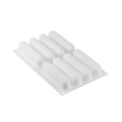 L'ÉCLAIR 120 - STAMPO IN SILICONE 135X28 H 37 MM + 10 VASSOI + CUTTER