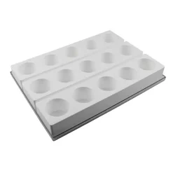 MULTIFLEX 60/3 - SET 3 STAMPI IN SILICONE ø60 H 45 MM
