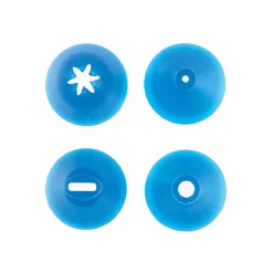 Penna decorativa in silicone trasparente con 5 punte