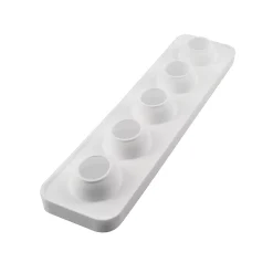 PERA & FICO 115 - STAMPO IN SILICONE 60X55 H 76 MM + SUPPORTO IN PLASTICA
