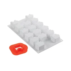 PUZZLE 30 - STAMPO IN SILICONE 42X34 H 28 MM + CUTTER