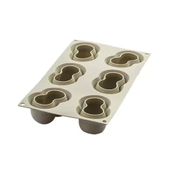 ROSSO CILIEGIA - STAMPO IN SILICONE N.6 ROSSO CILIEGIA 75X50 H 45 MM