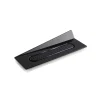 SET 100 BLACK TRAYS - RECTANGLE 140X40 MM