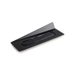 SET 100 BLACK TRAYS - RECTANGLE 140X40 MM