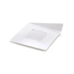 Set 100 White Trays - Square 83x83 mm