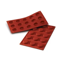 SF043 - STAMPO IN SILICONE N.15 FLAN MOULD ø40 H 13 MM