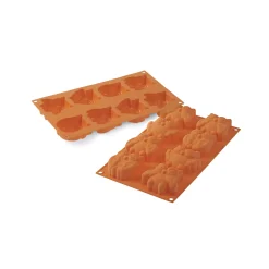 SF191 - STAMPO IN SILICONE N.8 GUFI 257X152 H 26 MM