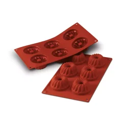 SF058 - STAMPO IN SILICONE N.6 GUGELHOPF ø70 H 36 MM