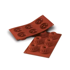SF209 - STAMPO IN SILICONE N.6 GUGELHOPF ø75 H 40 MM