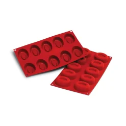 SF084 - STAMPO IN SILICONE N.10 MEDIUM OVAL SAVARIN 67X49 H 23 MM