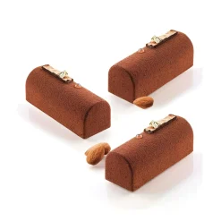 SF130 - STAMPO IN SILICONE N.9 MIDI BUCHE 84X32 H 35 MM TERRACOTTA