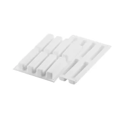 STRIPE ECLAIR 95 - SILICONE MOULD N.8 130X28 H 28MM + CUTTER