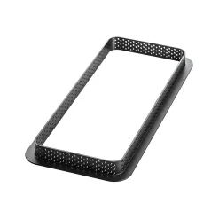 TARTE RING RECTANGULAR - 265X105 H 20 MM ANELLO MICROFORATO