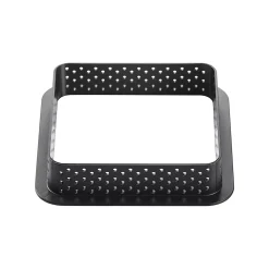 TARTE RING SQUARE 80X80 H20 MM - N.6 ANELLI