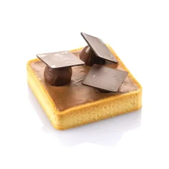 TARTE RING SQUARE 80X80 H20 MM - N.6 ANELLI