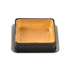 TARTE RING SQUARE 80X80 H20 MM - N.6 ANELLI