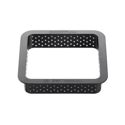 TARTE RING SQUARE 80X80 H20 MM - N.6 ANELLI