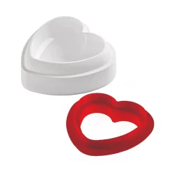 TI AMO - STAMPO IN SILICONE 170X164 H 63 MM + CUTTER