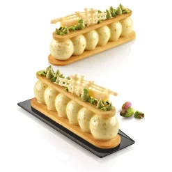 TRUFFLE ECLAIR 75 - SILICONE MOULD N.8 130x31 h28 MM + CUTTER